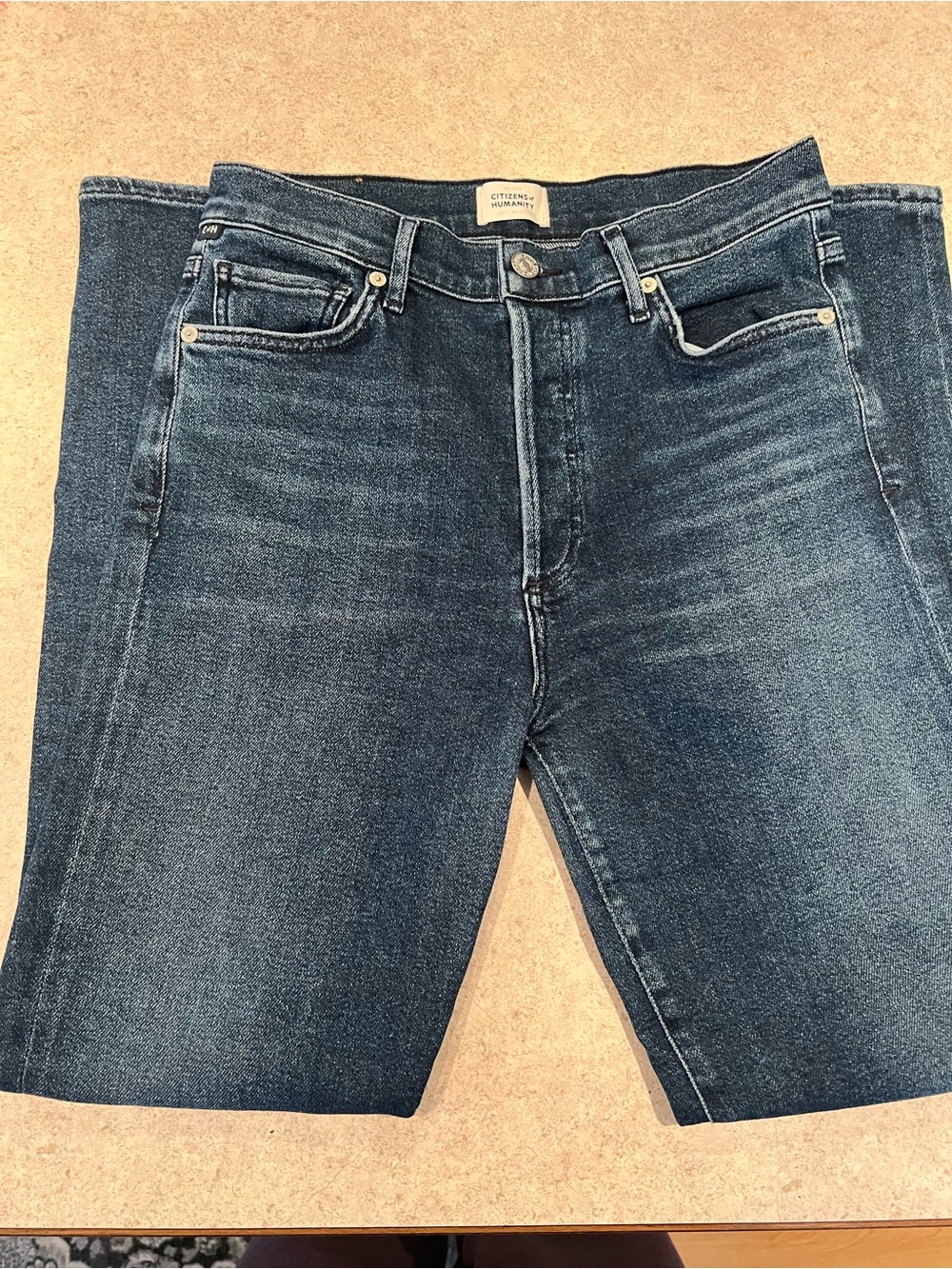 Citizens Of Humanity Dark Blue High-Rise Women's Jeans